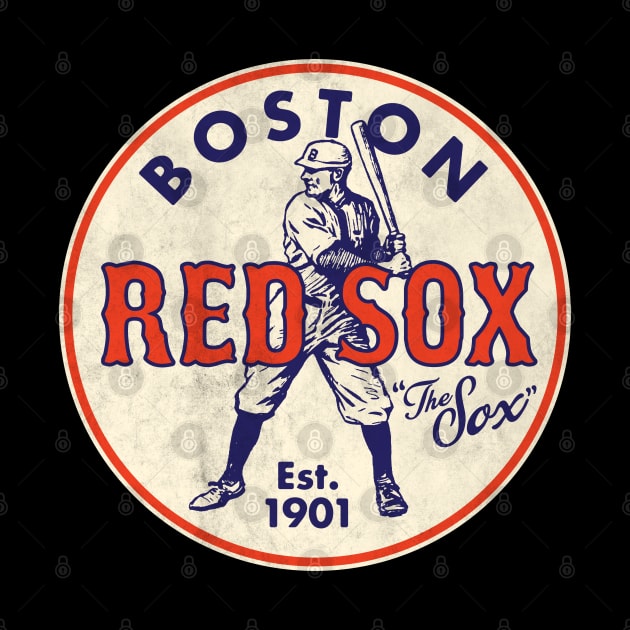 Old Style Boston Red Sox by Buck Tee by Buck Tee