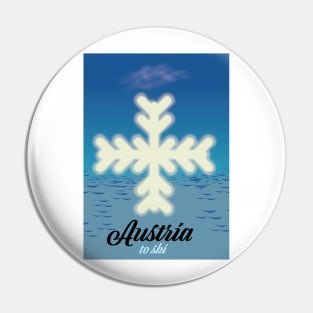 Austria To ski Pin