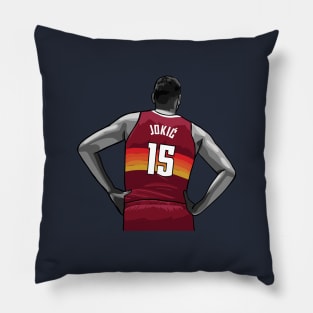 Nikola Jokic Vector Back Pillow