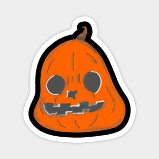 Spooky Pumpkin for Halloween Magnet