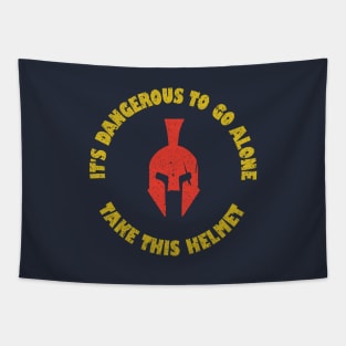 It's Dangerous To Go Alone, Take This Helmet Tapestry