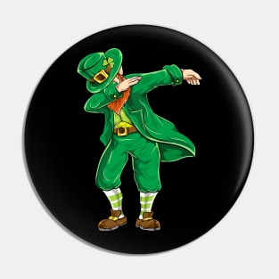 St Patrick's Day Dabbing Leprechaun Pin