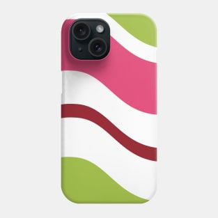 Egg | Red Green | Stripes v2 Phone Case