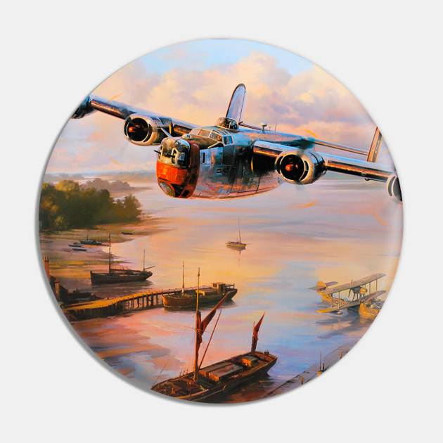 B24 Liberator Pin by Aircraft.Lover