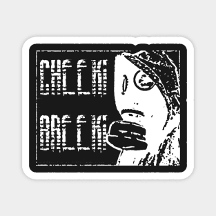 STALKER Cheeki Breeki Gritty Slav Tee (White) Magnet