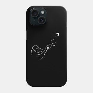 Dog And People Punch Hand Phone Case