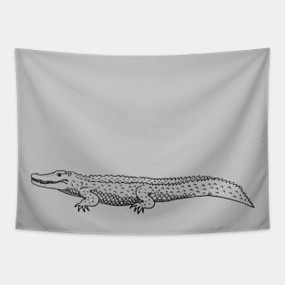 Saltwater Crocodile Tapestry