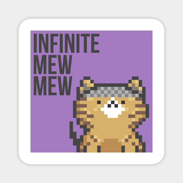 Pixel Cat 046 Magnet by Infinite Mew Mew