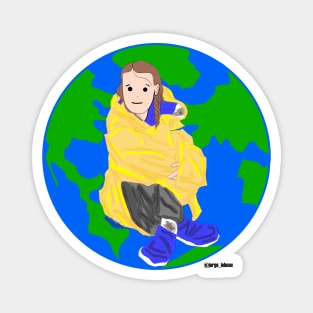 greta thunberg earths Magnet