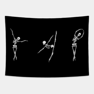 Skull ballet Tapestry