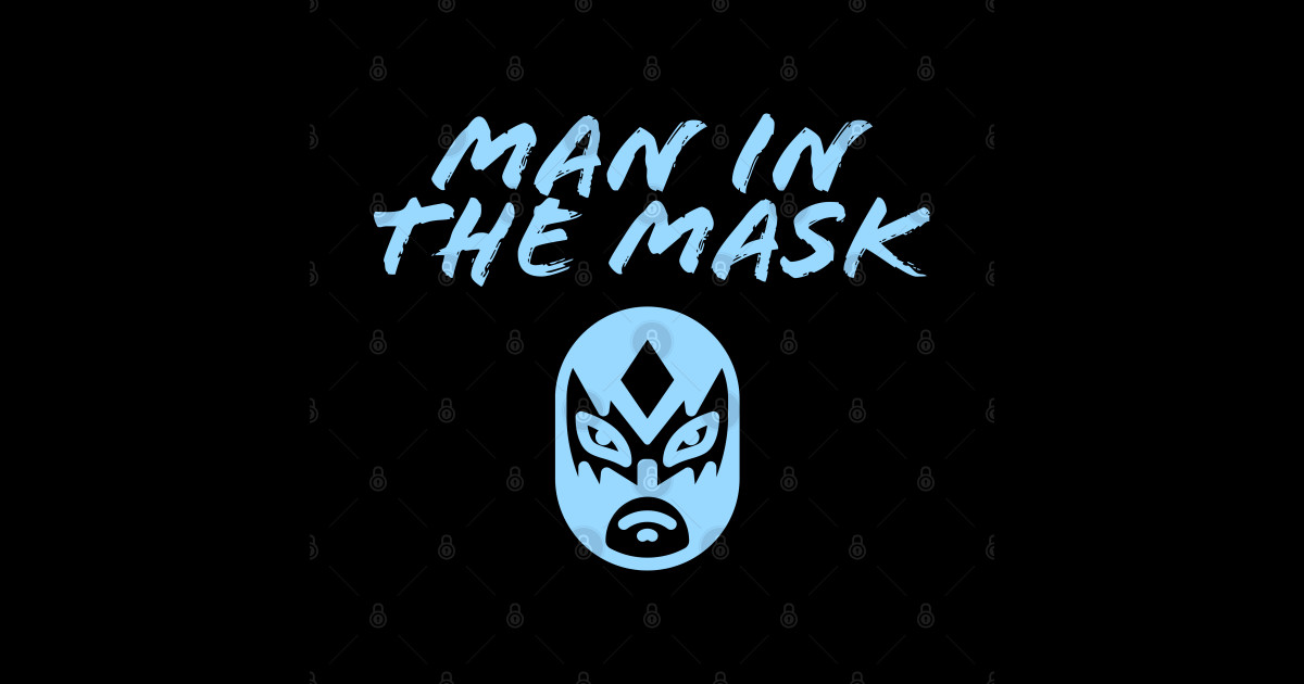 Man in the Mask Aew Sticker TeePublic
