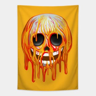 Face Melting Emoji Tapestry