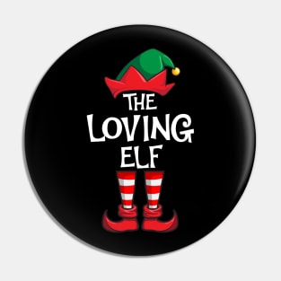 Loving Elf Matching Family Christmas Love Pin