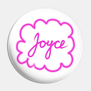 Joyce. Female name. Pin