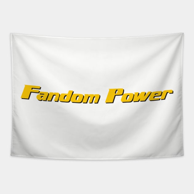 Fandom Power (P.I.) Tapestry by Fandom Power Podcast Merch Shop