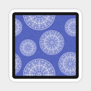 Seamless pattern with floral mandala Magnet