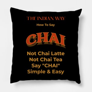 The Great Indian Chai Pillow