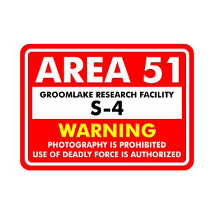 Area 51 Sign T-Shirt