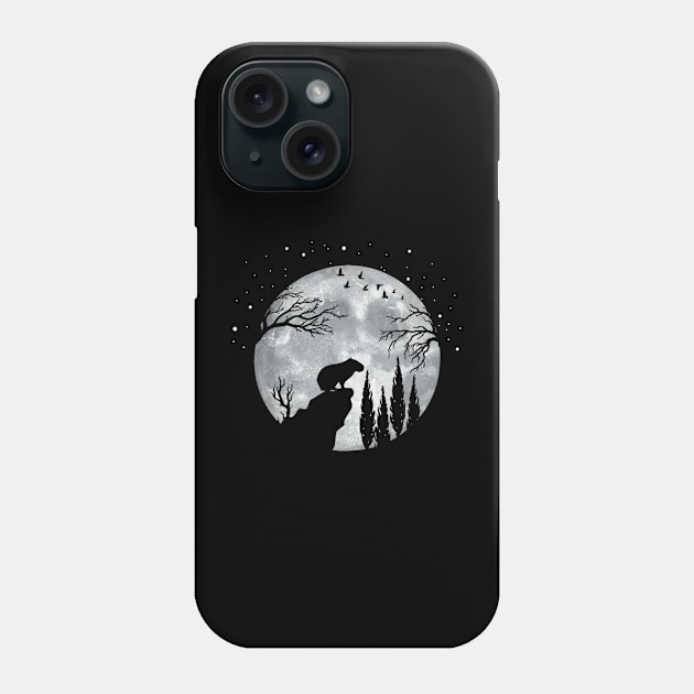 Capybara Slhouette Night Sky Phone Case by Derrick Ly