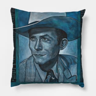 Hank in Blue Pillow