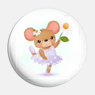 Ballerina Mouse Pin