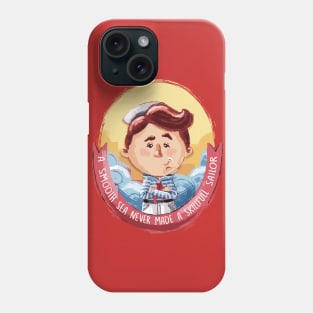 Skillful sailor - smooth sea Phone Case