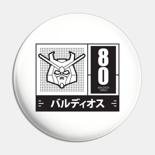 Retro anime robo Baldios Pin