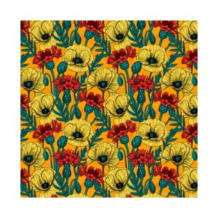 Yellow poppies and red cornflowers T-Shirt