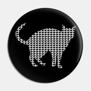 modern cat Pin