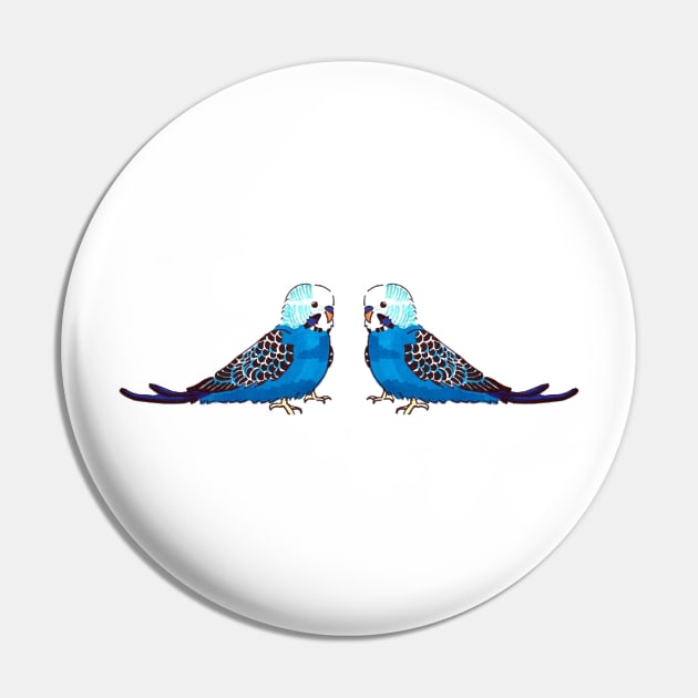 Budgie - blue mutation Pin by CMCdoodles