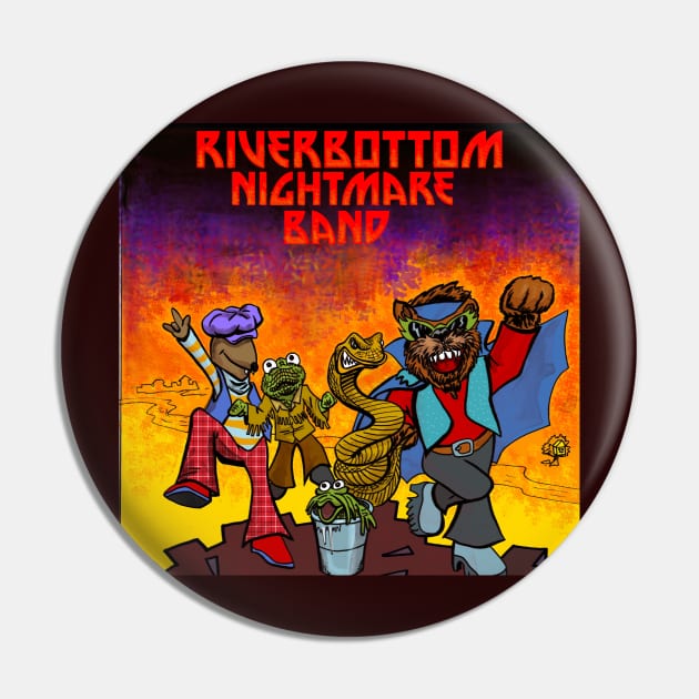 RiverBottom NightMare Band Pin by blakely737