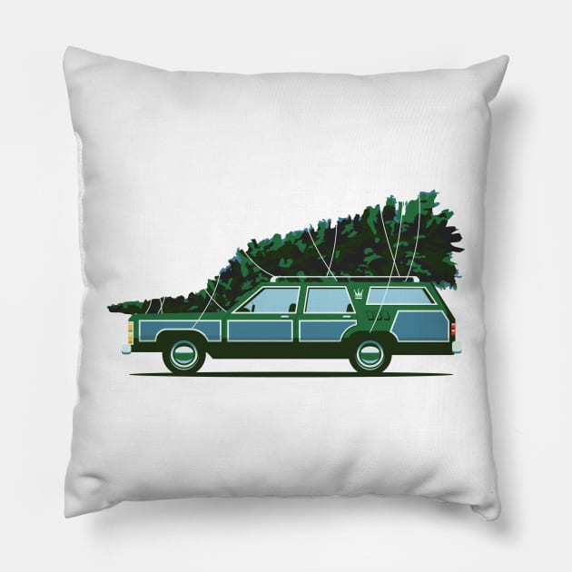 Family Truckster Pillow by beopots