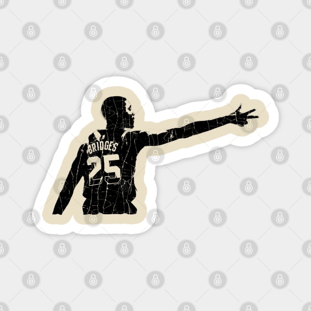 Mikal Bridges Pose Magnet by Hat_ers