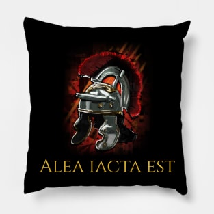 Alea Iacta Est Julius Caesar Quote Pillow