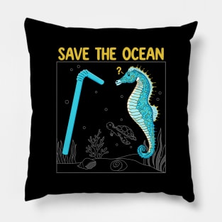 Save the Ocean Pillow