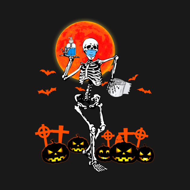 Happy Halloween Party Dancing Skeletons Halloween Funny by saugiohoc994