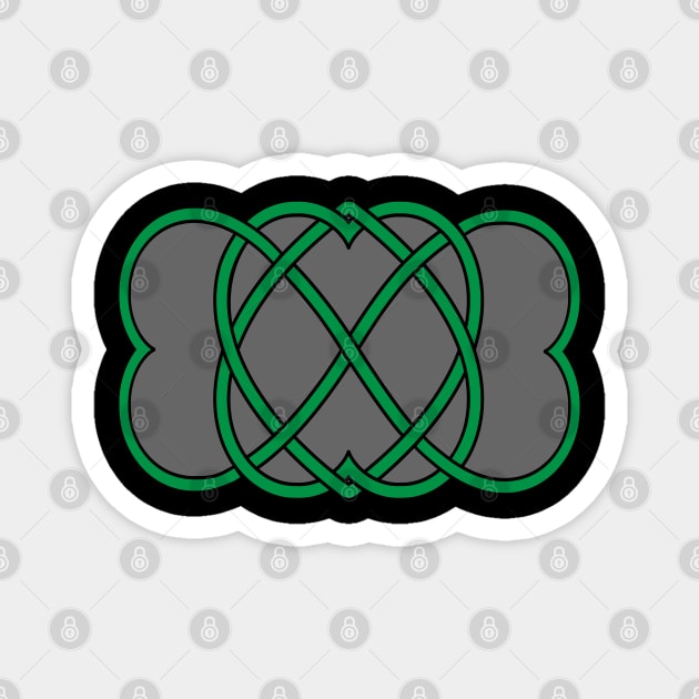 Celtic Knot Heart St Patricks Magnet by skauff