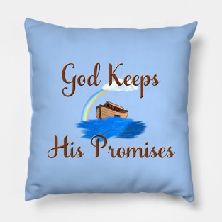 Noahs Ark God Keeps His Promises Pillow