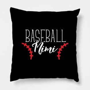 Baseball Mimi - Baseball Grandma - Funny Baseball Shirt Pillow