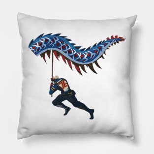 Soldier 76 Dragon Dance Pillow