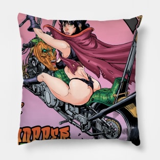 Enchanted Tales of The Chopper Witch Pillow