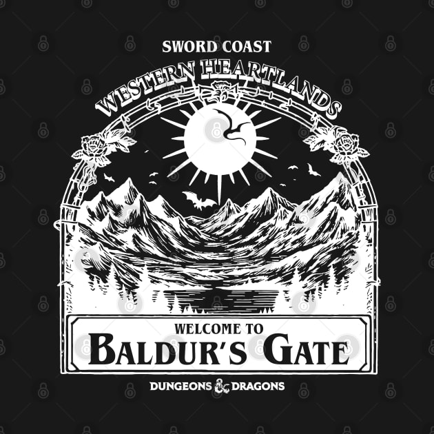 Welcome to Baldur's gate Black and White V2 by bianca alea