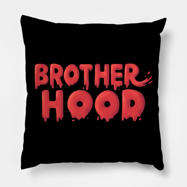 Bludd BrotherHood Pillow by Bluddshed