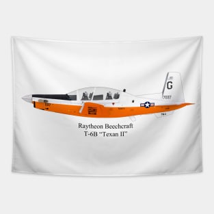 T-6B Texan II Navy Trainer aircraft Tapestry