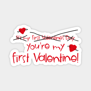 First Valentine Magnet