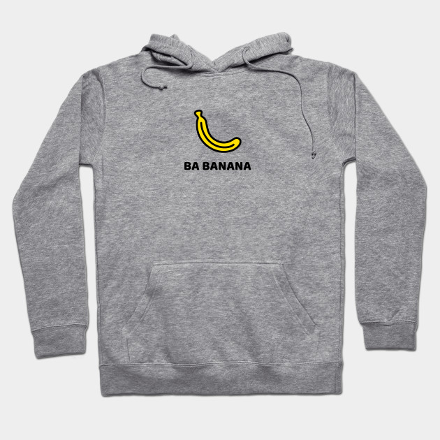 banana print hoodie