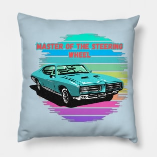 Master of the Steering Wheel Pillow