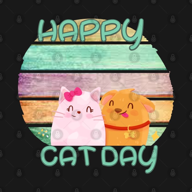 Happy Cat Day International  cat day by Get Yours