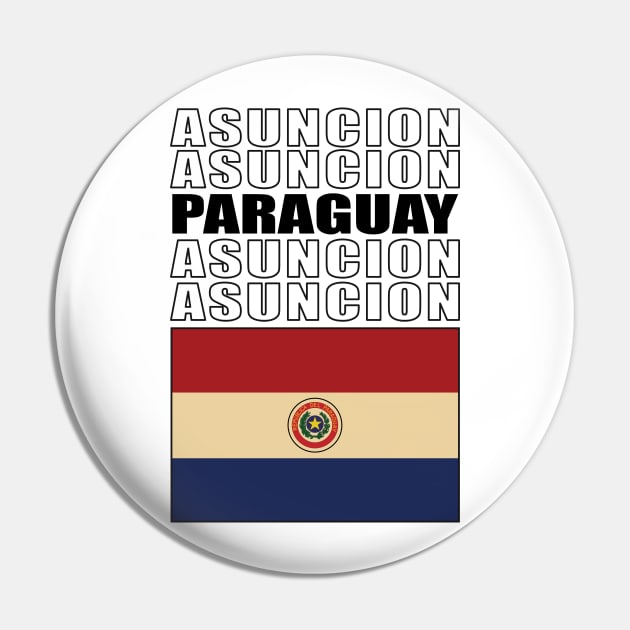 Flag of Paraguay Pin by KewaleeTee