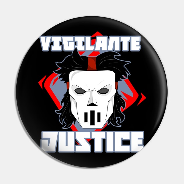 Vigilante Justice Pin by nicitadesigns